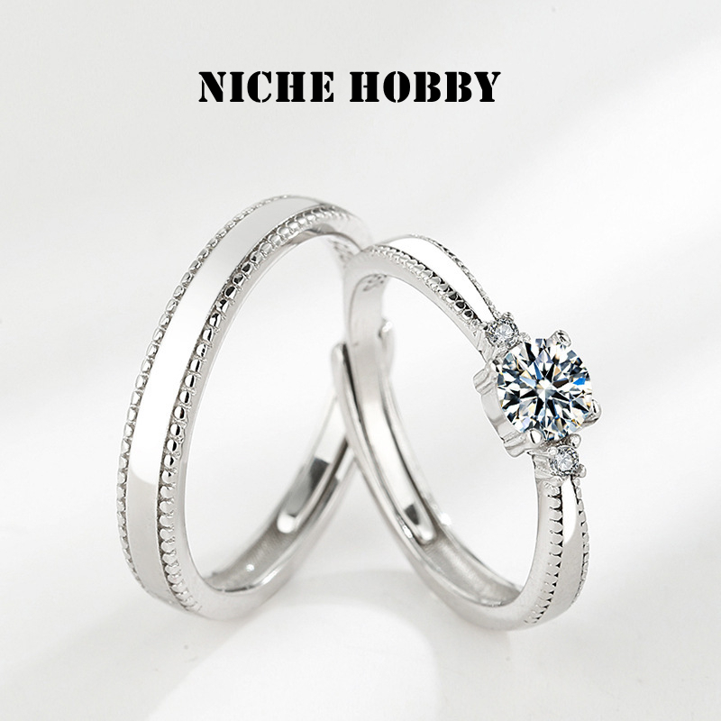 New-pair-niche hobby couple Rings, NEW model couple Rings, Mixed ...