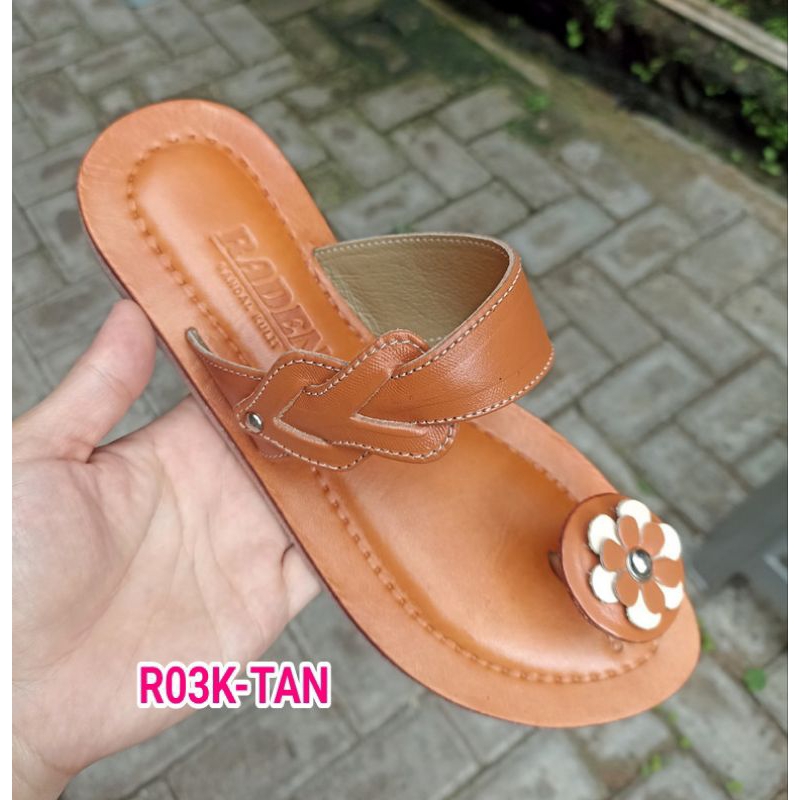 Mushroom Series Girls Raw Leather Sandals magetan Leather Sandals Shopee Malaysia