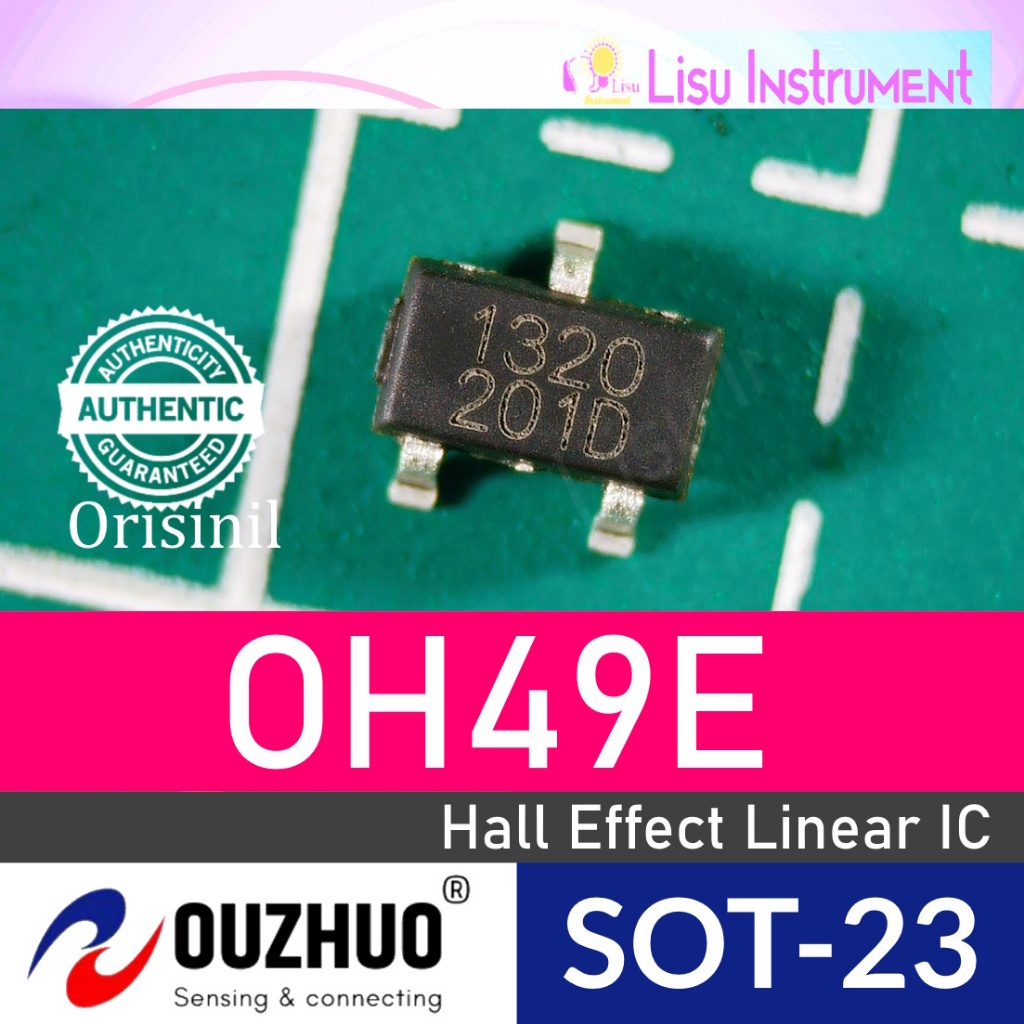 Oh49e-s Linear Hall Effect IC Sensor OH49E 49E SOT-23 Ouzhuo Technology ...