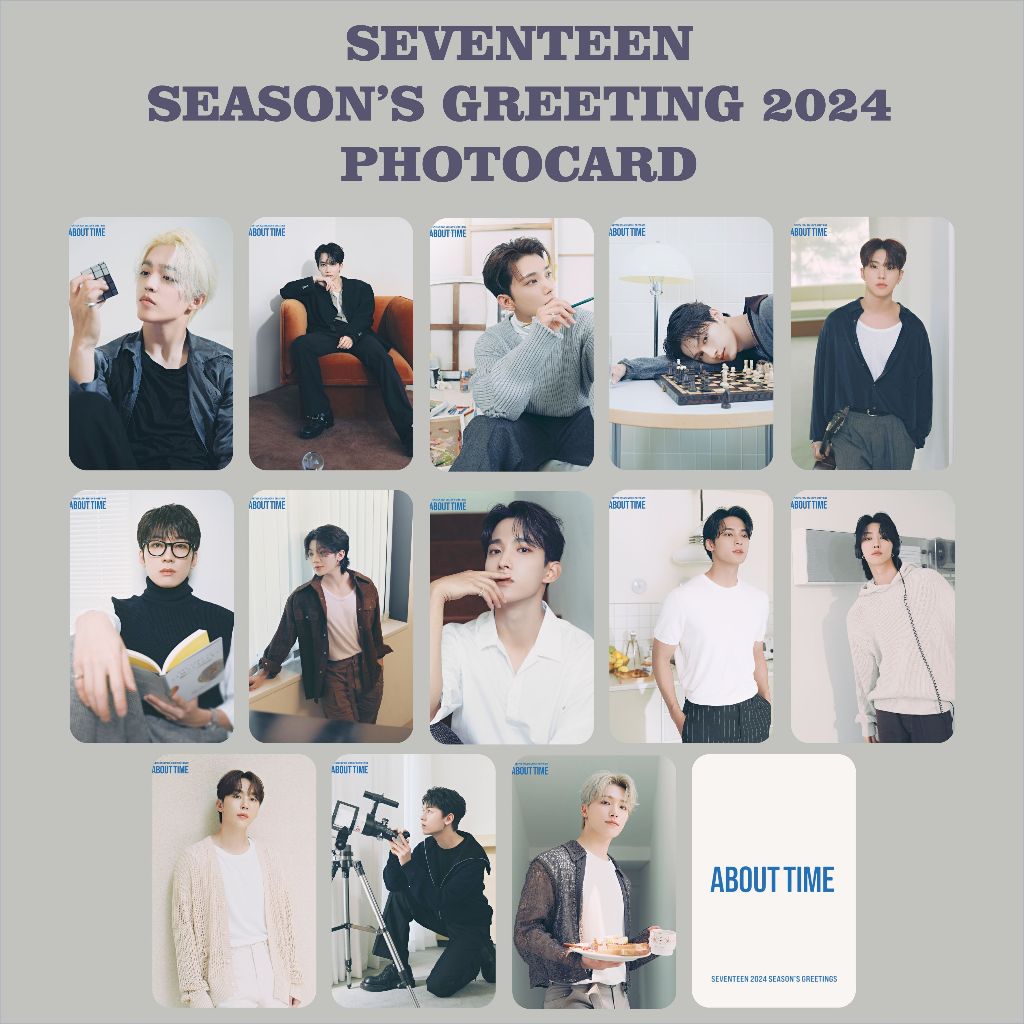 [FREEBIES Gda 2024] Photocard Seventeen Season's Greeting 2024 Member