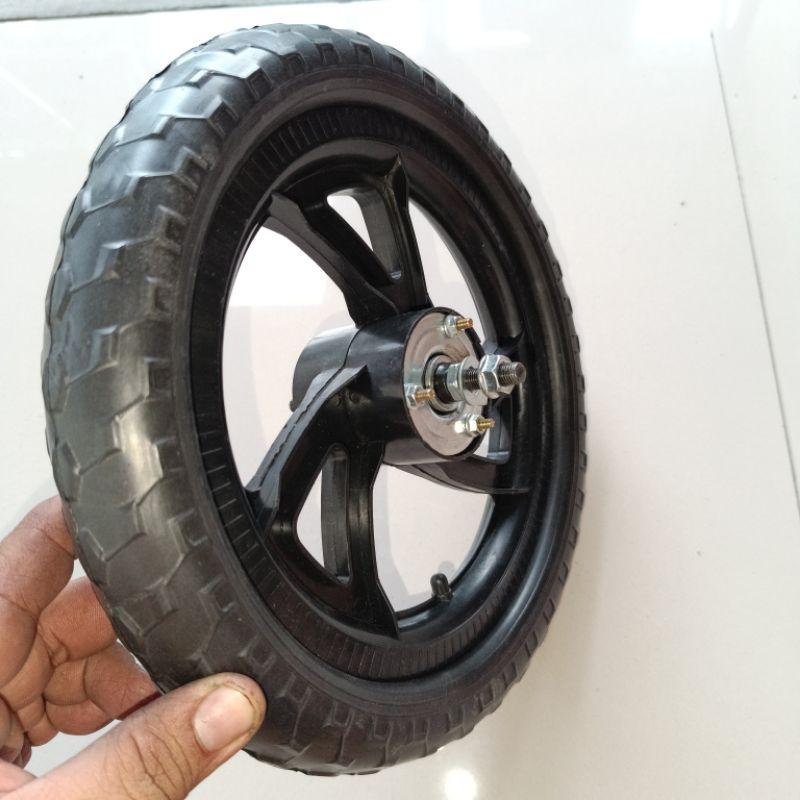 HITAM Rims dead tires eva tires foam tires children's bicycles push ...