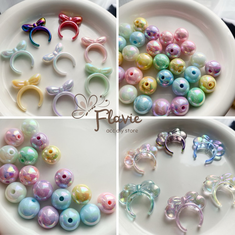 Beadia Premium UV Beads Beads (Clear There Is A Hole) Price Per Set ...