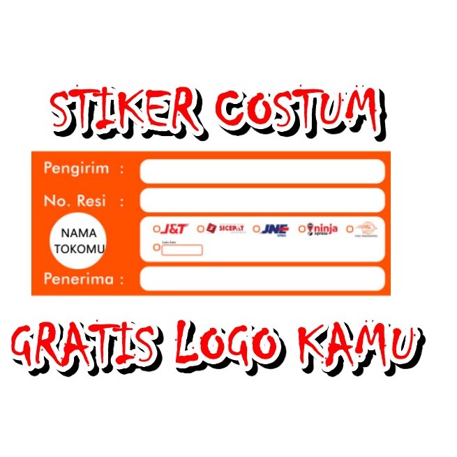Sticker Sticker Receipt Sticker Address Sticker | Shopee Malaysia