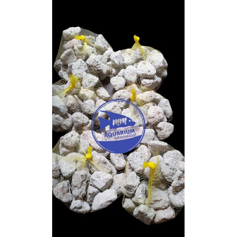 Pumice/pumice 500gr plus Net For aquarium filter media Shopee Malaysia