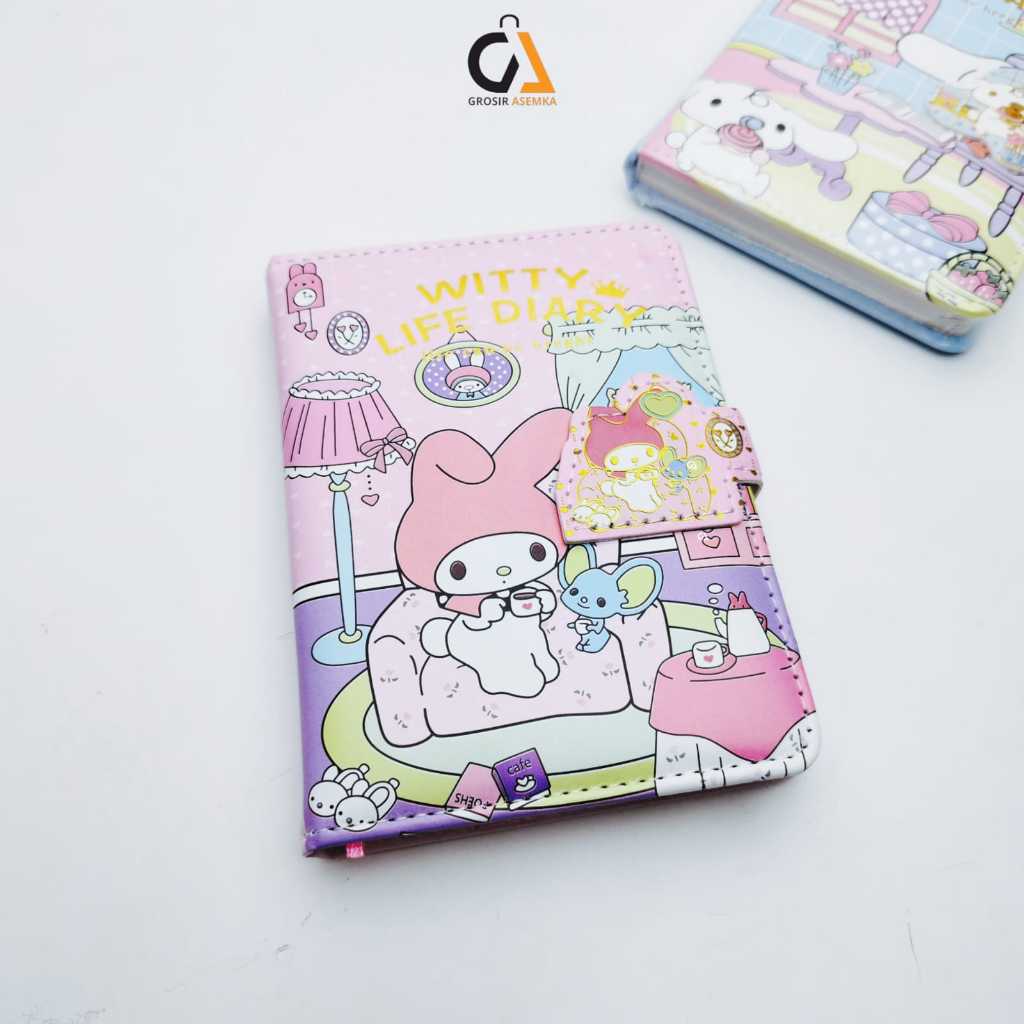 Notebook A6 Sanrio Diary Magnetic Chinese Character Writing Bookmoroll 