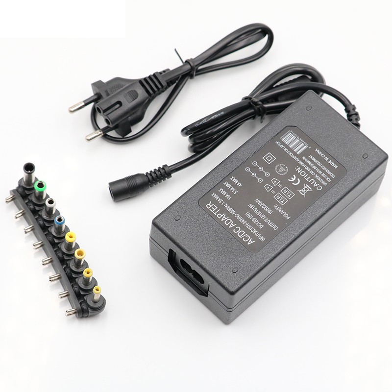 Universal Laptop Power Supply Adapter With 8 Types of DC Jacks 12-24V 4 ...