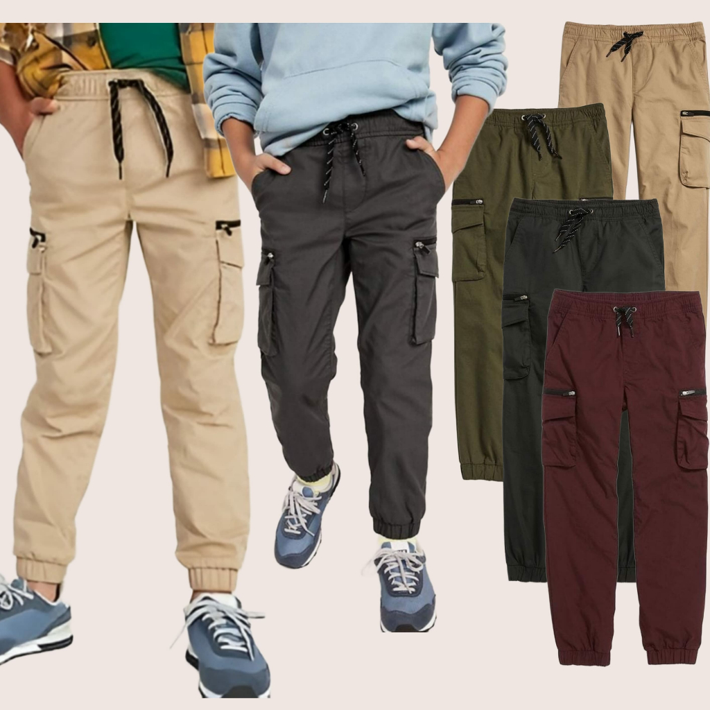 Chinos Jogger Zara Trousers Boys Age 6 12 Years Shopee Malaysia