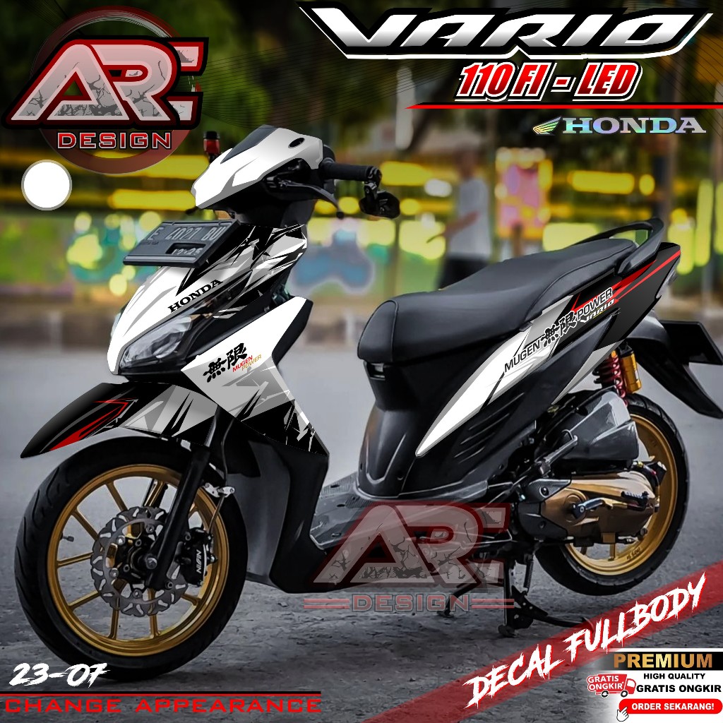 New Decal Sticker Honda Vario FI 110 LED Full body - Sticker Sticker ...