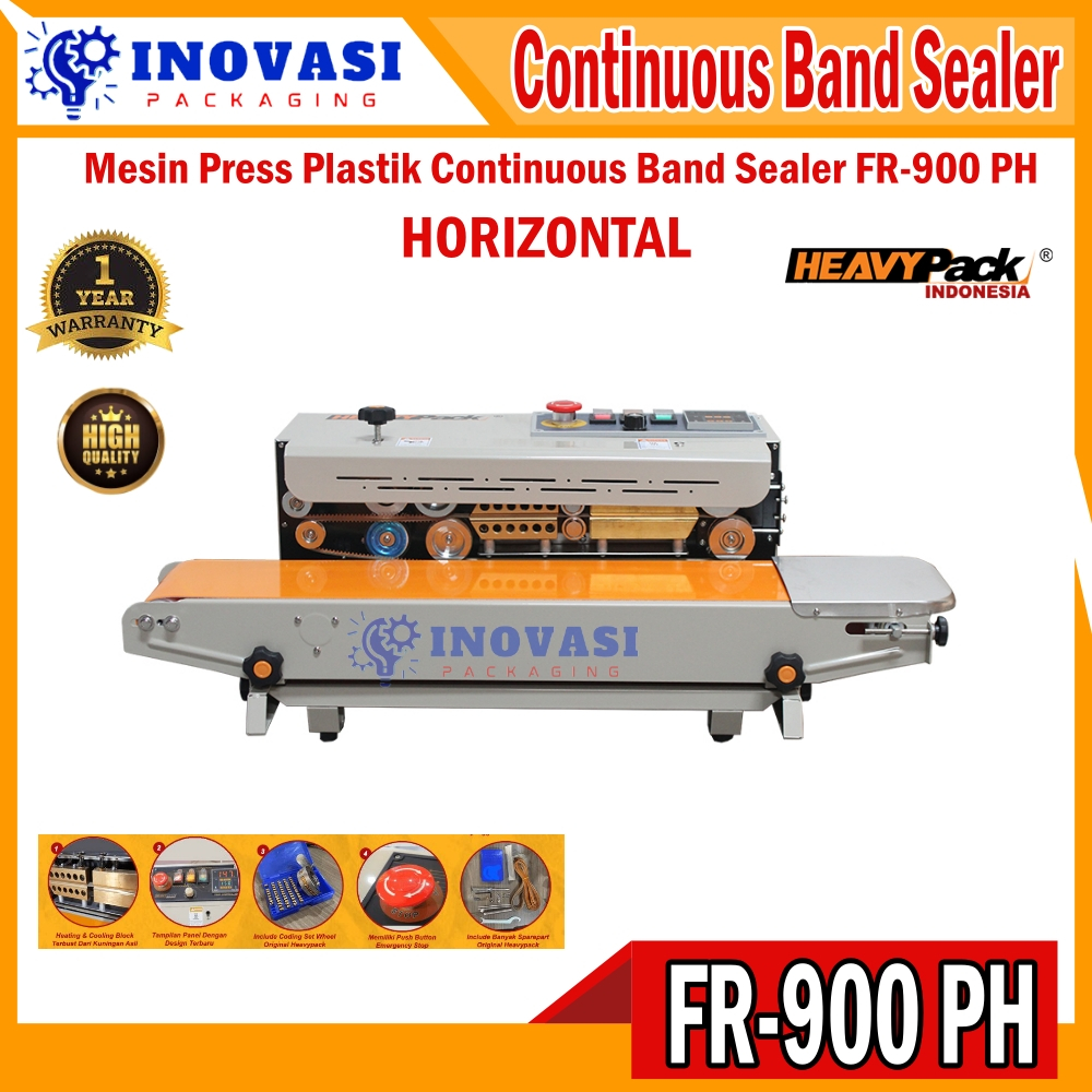 MESIN Heavypack FR-900PH Continuous Band Sealer FR-900 PH Packaging ...
