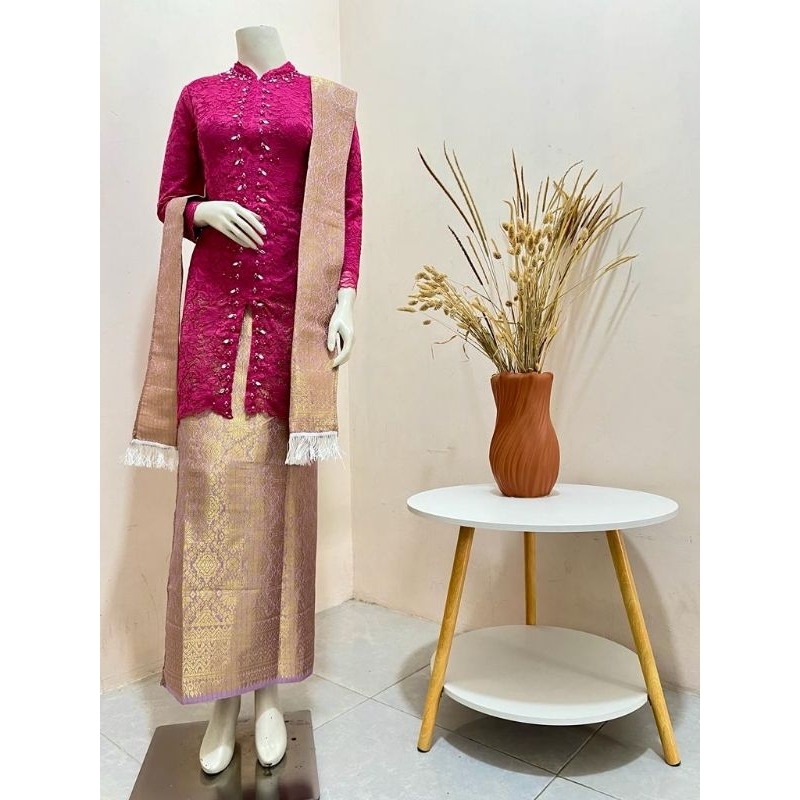 Luxury Complete KEBAYA SET/Sequin KEBAYA SET/ SONGKET KEBAYA SET ...