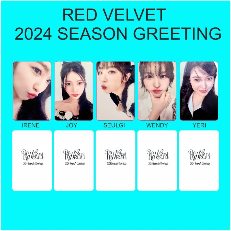 Cod Available Red Velvet 2024 Season Greeting Photocard Kpop Shopee   Id 11134207 7r98o Lqkmm0740ph458