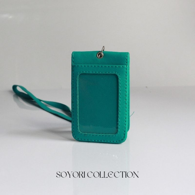 Id card holder 2sided lanyard namtag Colorful SID004 Shopee