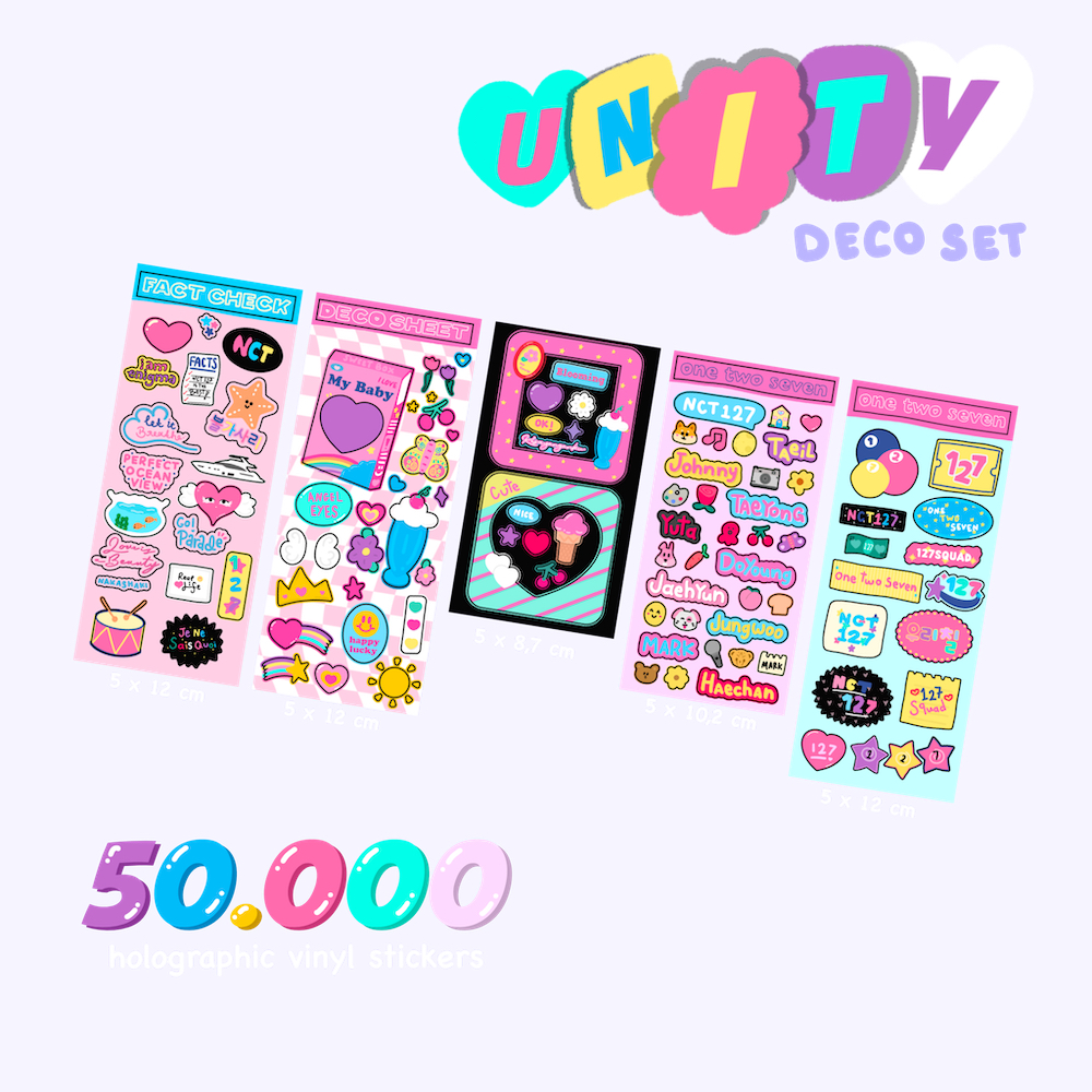 Unity Deco Set | Nct 127 Stickers | Shopee Malaysia