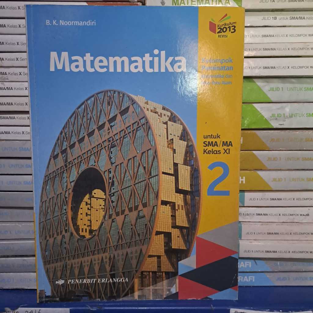 ERLANGGA USED BOOK - MATHEMATICS FOR CLASS 2 SMA K13 REVISION | Shopee ...