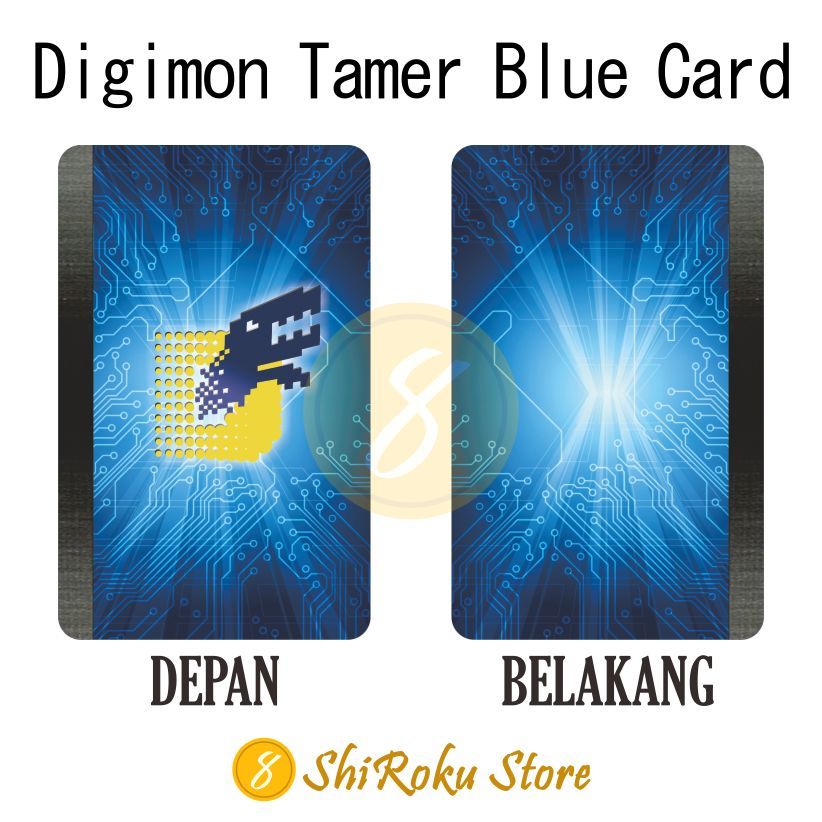 Digimon Tamers Blue & Red Card Digivolving Evolution Digitamer Anime Card/  | Shopee Malaysia