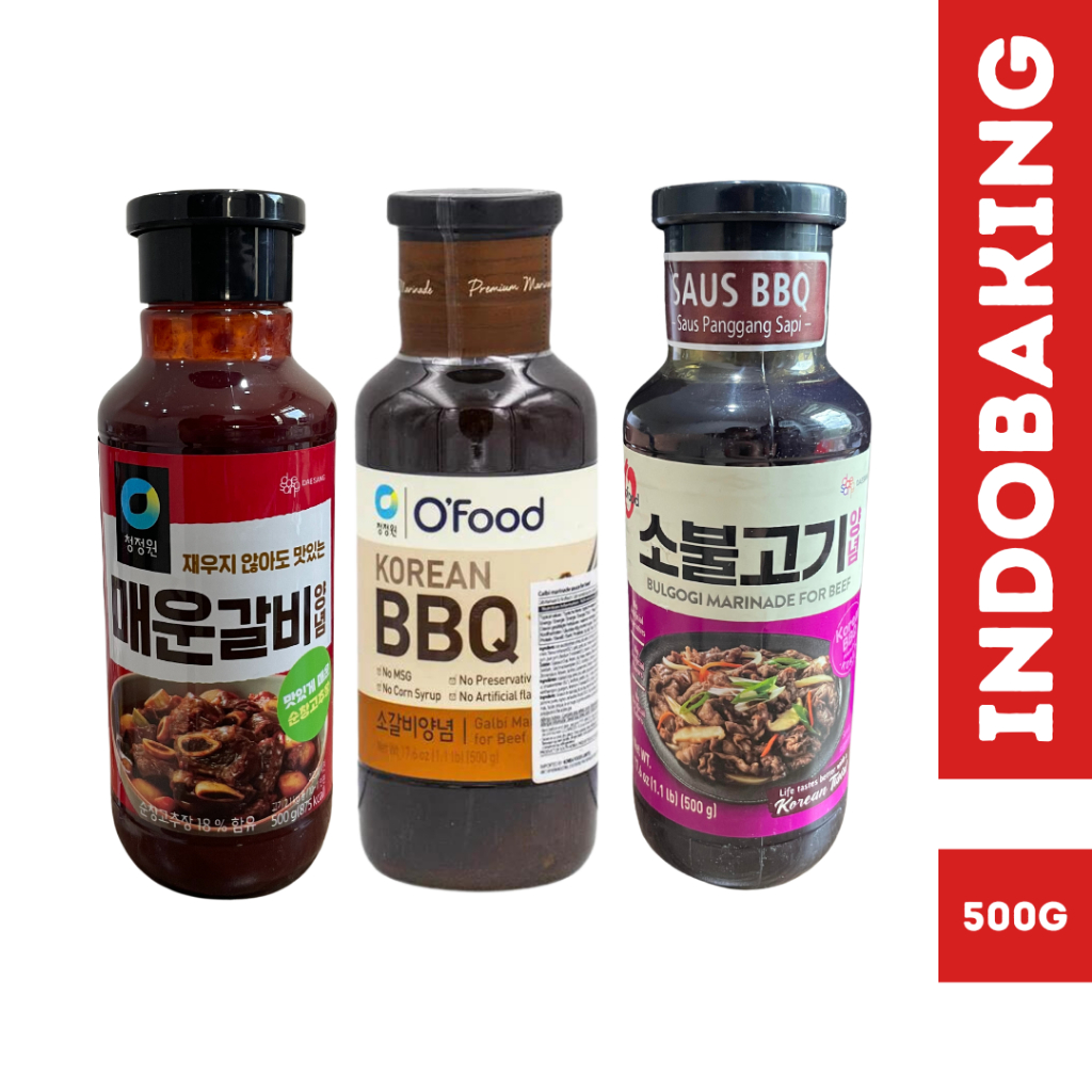 Daesang Chung Jung One Korean Beef Galbi Bulgogi Spicy Marinade Sauce/Korean Meat Marination