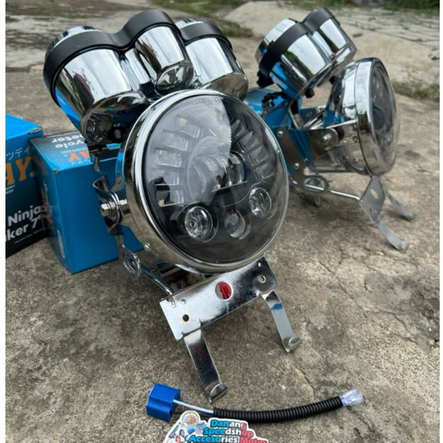 Daymaker Lamp 7 inch full Set ninja Shell Speedo ninja Bracket ninja