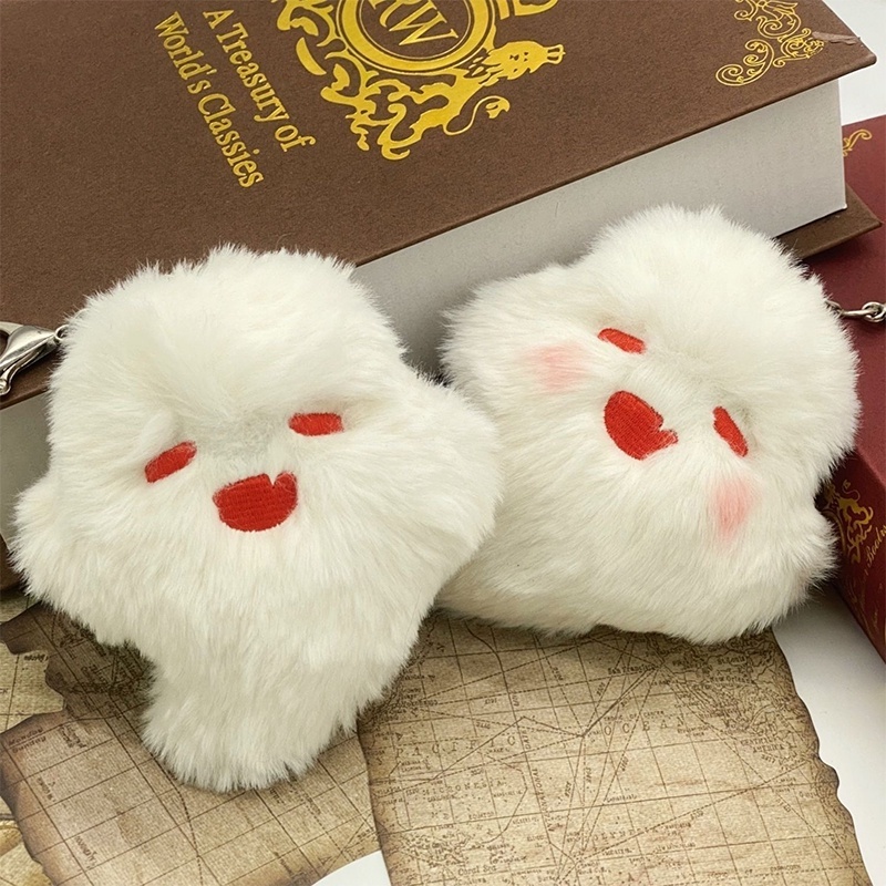 GANTUNGAN Hu Tao Ghost Plush Keychain / Ghost Plushie Keychain Hutao ...