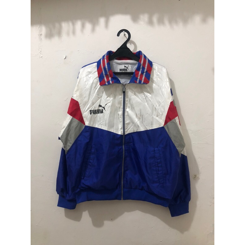 Windbreaker Puma Jaspo Vintage 90s Colorblock Original | Shopee Malaysia