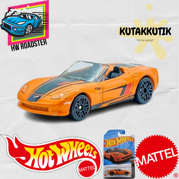 Hot Wheels Car Sedan Corvette C6 Orange Lot B 2024 HW Roadster | Shopee ...