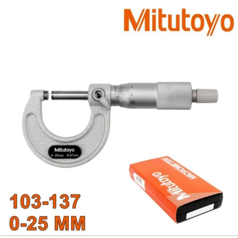 Mitutoyo MICROMETER 103137 025 MM/OUTSIDE MICROMETER MITUTOYO 103137