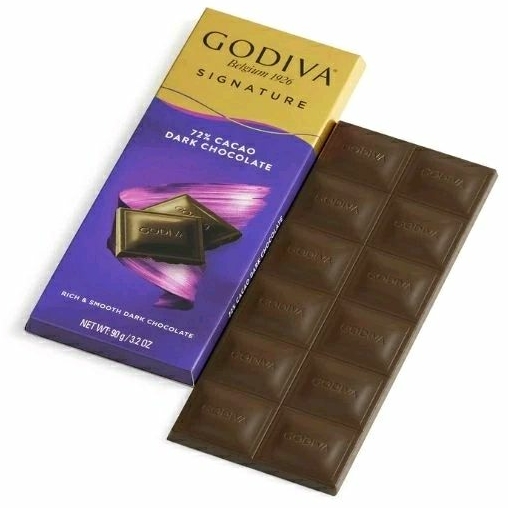 Godiva Signature 72% Cacao Dark Chocolate Tablets 90g | Shopee Malaysia