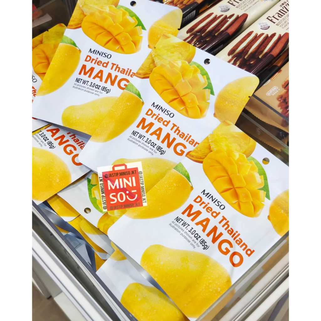 Miniso Dried Thailand Mango/Thai Mango Sweets 85gr (Expired.12/24