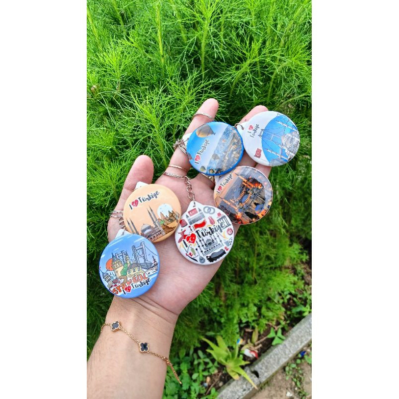 GANTUNGAN (50pcs) KEYYCANn TURKEY, TURKI, TURKISH COUNTRY MANCANEGARA ...