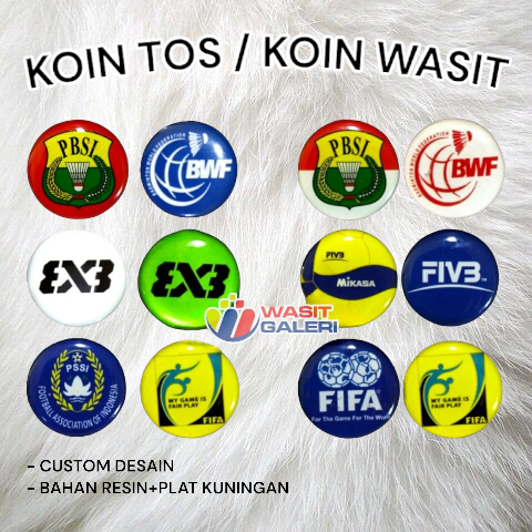 TOS COINS / REFEREE COINS FOR FOOTBALL, BADMINTON, VOLLEYBALL ...