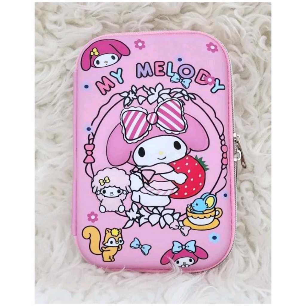 Sanrio Pencil Case Children's Pencil Case Hardcase 3D Embossed