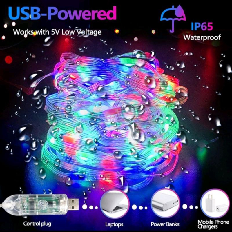 Ready-to-use led string package (led string RGB Module + Remote ...