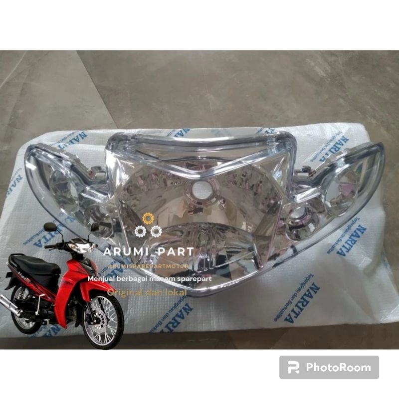 Reflector + mica glass for Yamaha Vega R new headlights | Shopee Malaysia