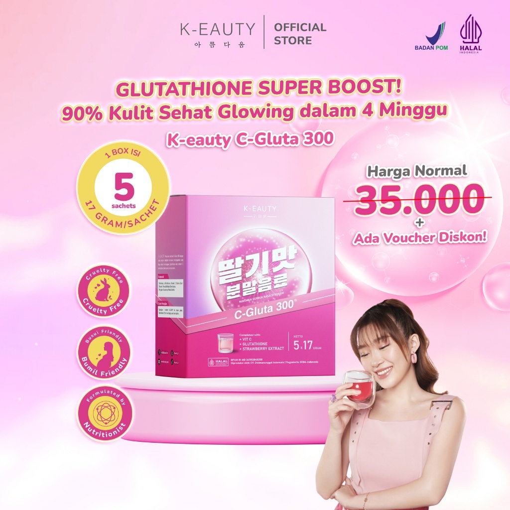 K-eauty C-Gluta 300/high Dose L-Glutathione And Vitamin C/Keauty ...