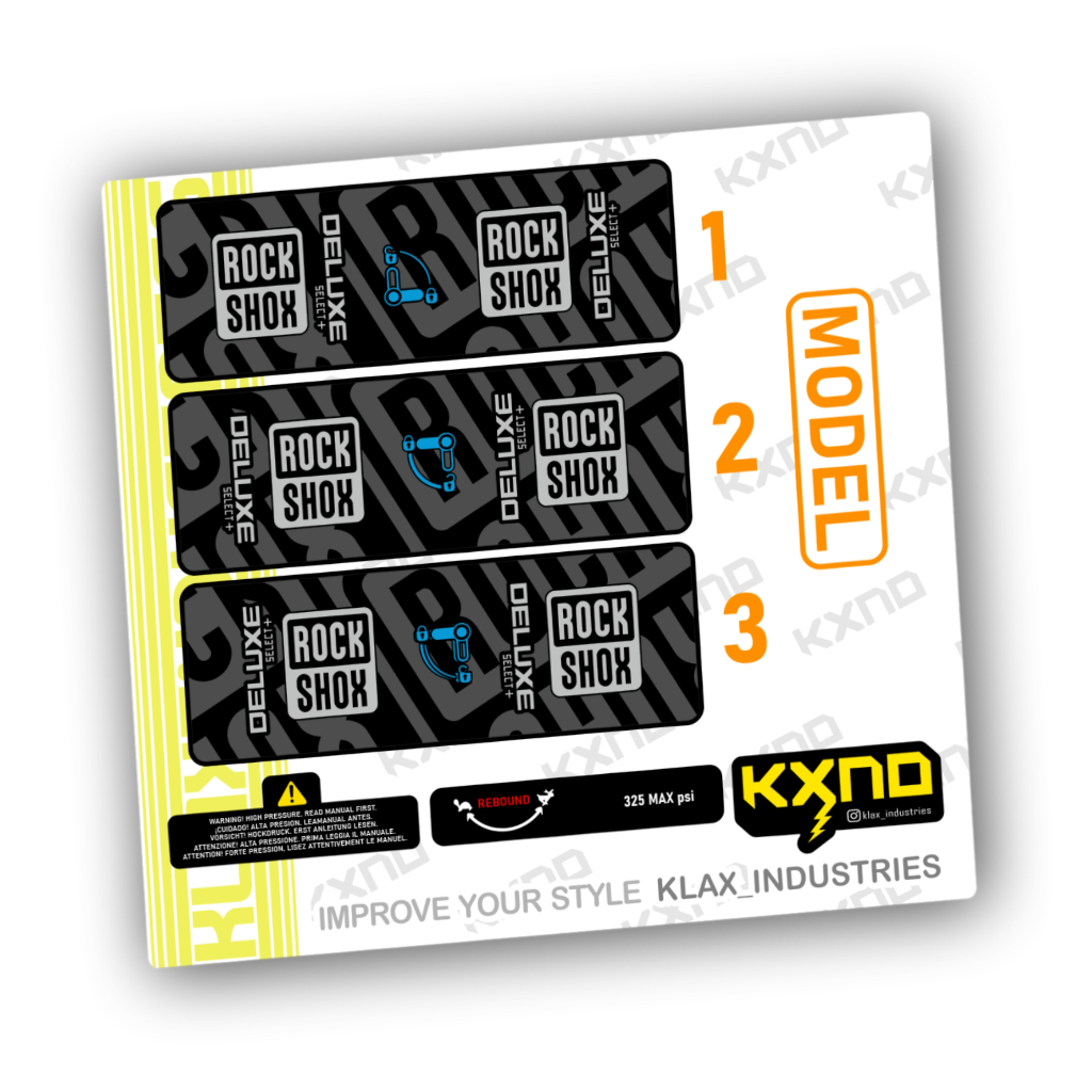 AUTOCOLLANTS HORQUILLA ROCKSHOX 35 2021 WP395 AUTOCOLLANT STICKERS
