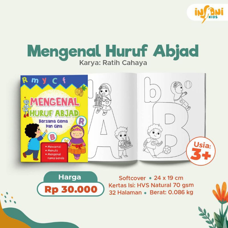 Children's Book Knowing The Alphabet (For Ages 3 Years +) | Shopee Malaysia