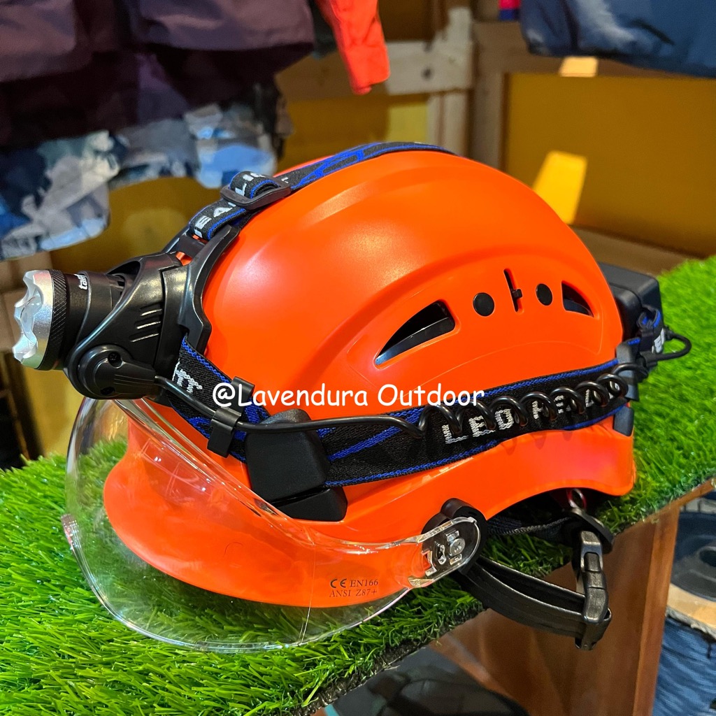Safety helmet best with Visor helmet rock climbing caving outbound