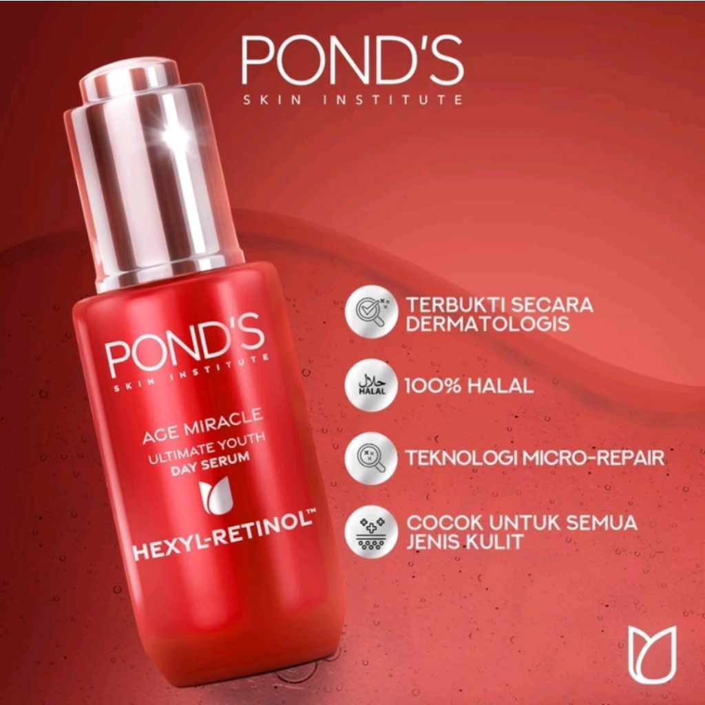 Pond's Age Miracle Hexyl Retinol & Niacinamide Anti Age Day Serum 30ml ...