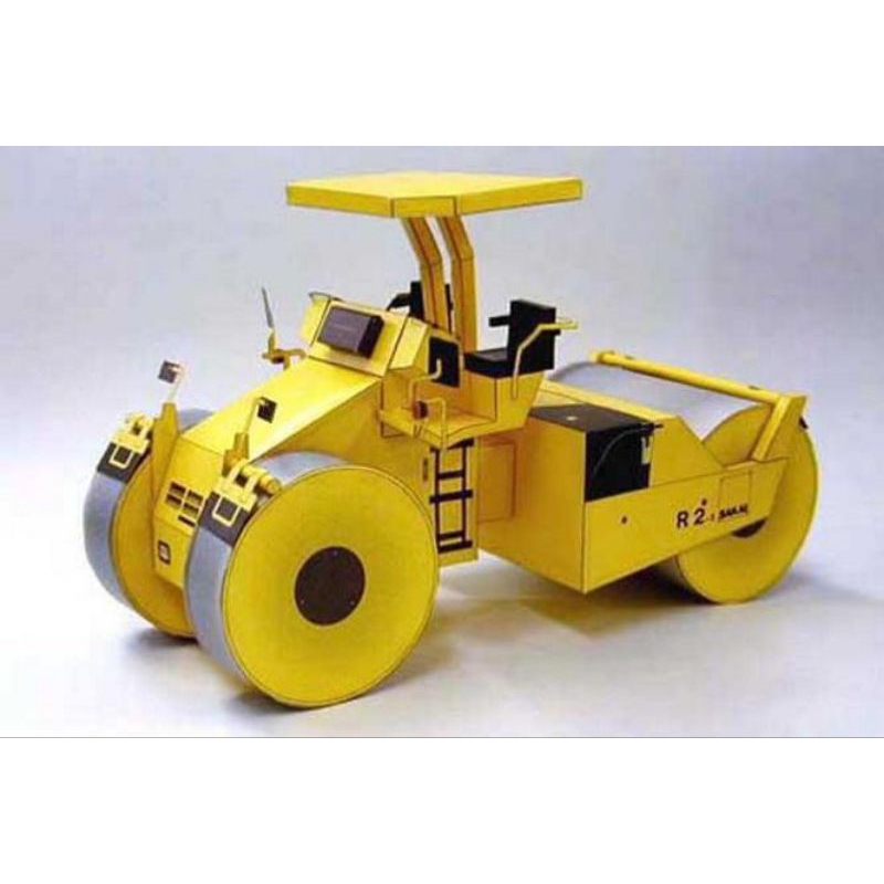 MESIN Asphalt roller machine toy papercraft pattern sheet (PM-Ea1 ...