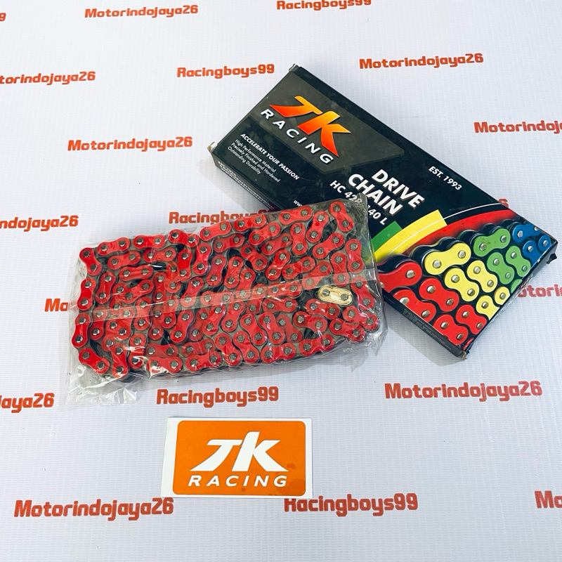 MERAH TK Racing Chain Red Color CRF 150 Klx 150 Wr 155 D Tracker 150 ...