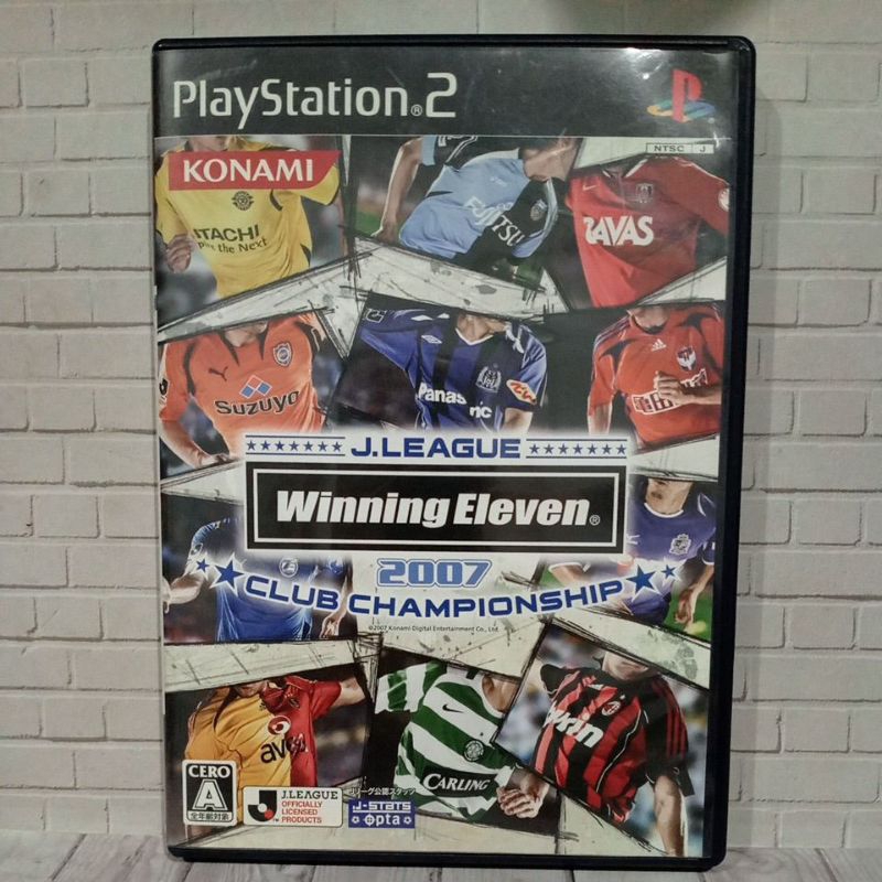 Jeu PS2 J-League Winning Eleven Europe League 10 - Version Japonaise NTSC-J - Bon état, Complet