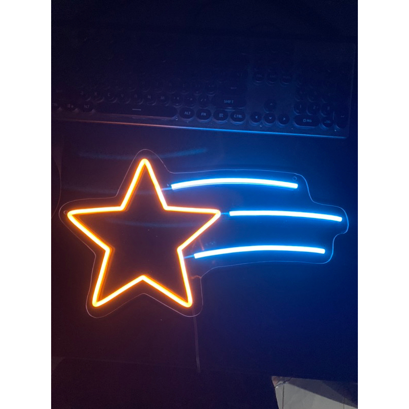 Neon sign Light/neon flex logo Fall Star | Shopee Malaysia