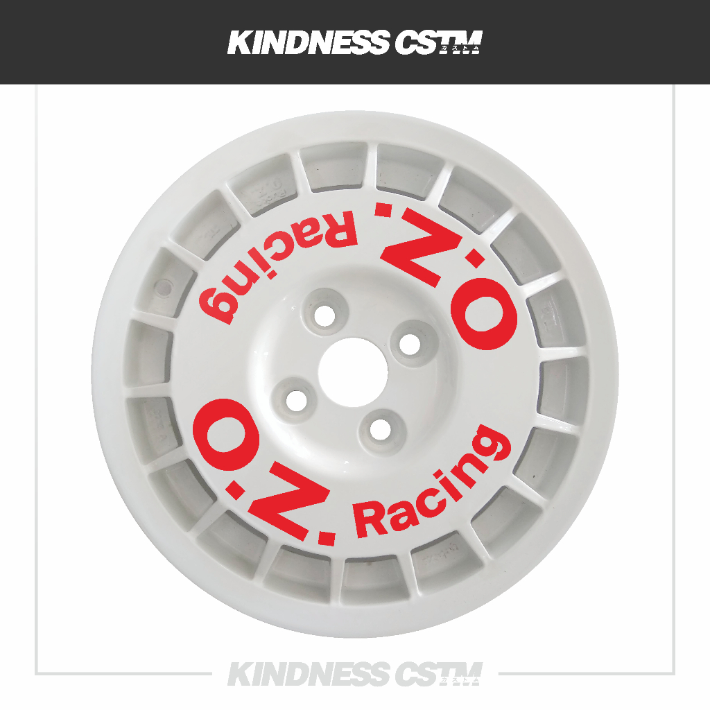 Oz racing rally plate rim sticker old font model 1 | Shopee Malaysia