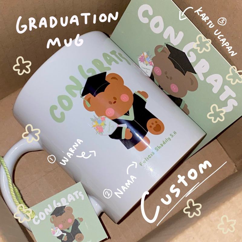 Dear lily - Custom Graduation Mug / Graduation Mug Hampers / Happy ...