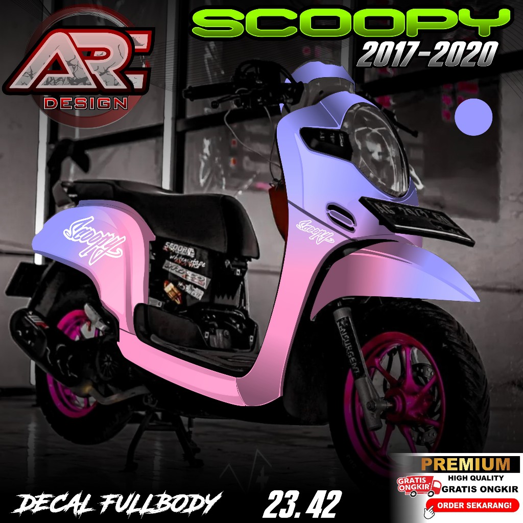 NEWEST Decal Sticker Scoopy New Full body - Skotlet Sticker Variation ...