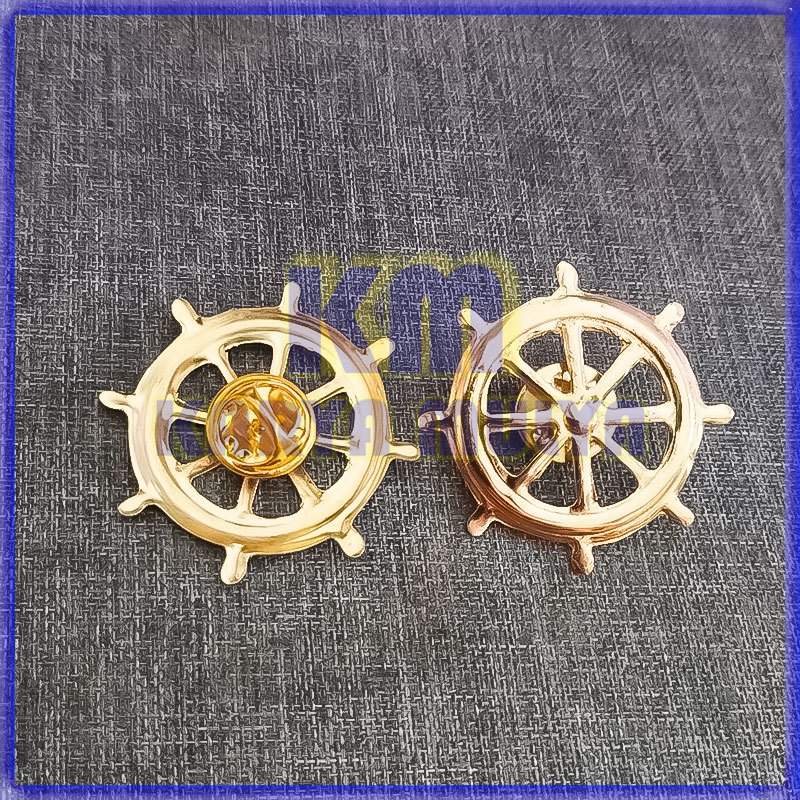 Sailing Rudder Pin - Sailing Lapel Pin Rudder Logo - Karya Mulya ...