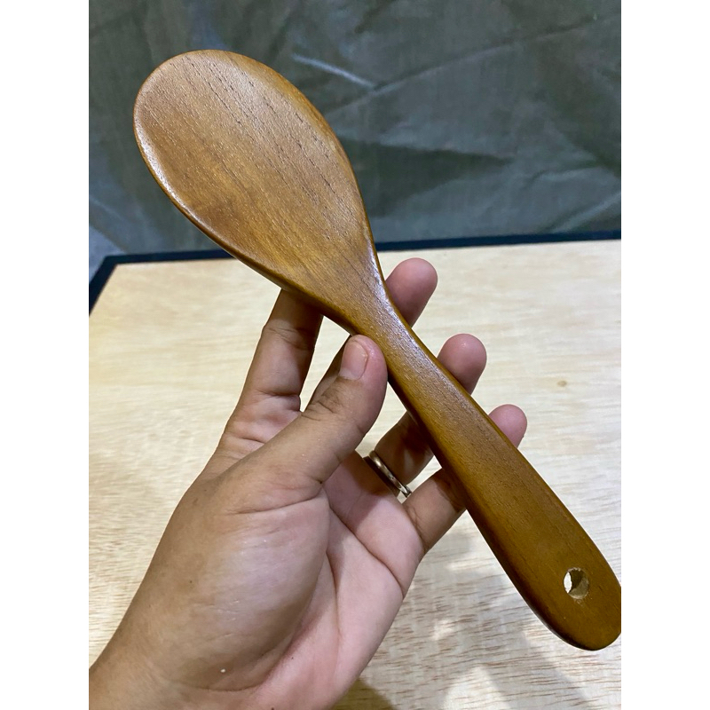 KAYU Teak wood rice ladle | Shopee Malaysia