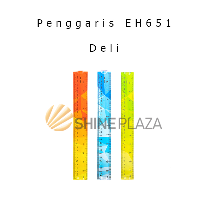 Flexible Plastic Ruler 30cm Deli EH651 - Twistable Ruler 30 cm | Shopee ...