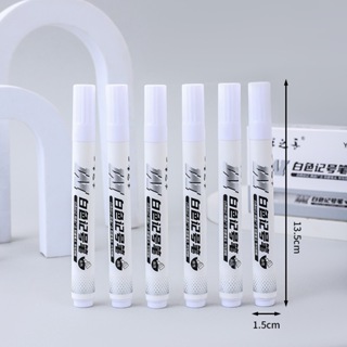 PUTIH White Markers Are Thick And Non-Fading, Waterproof Single Headed ...