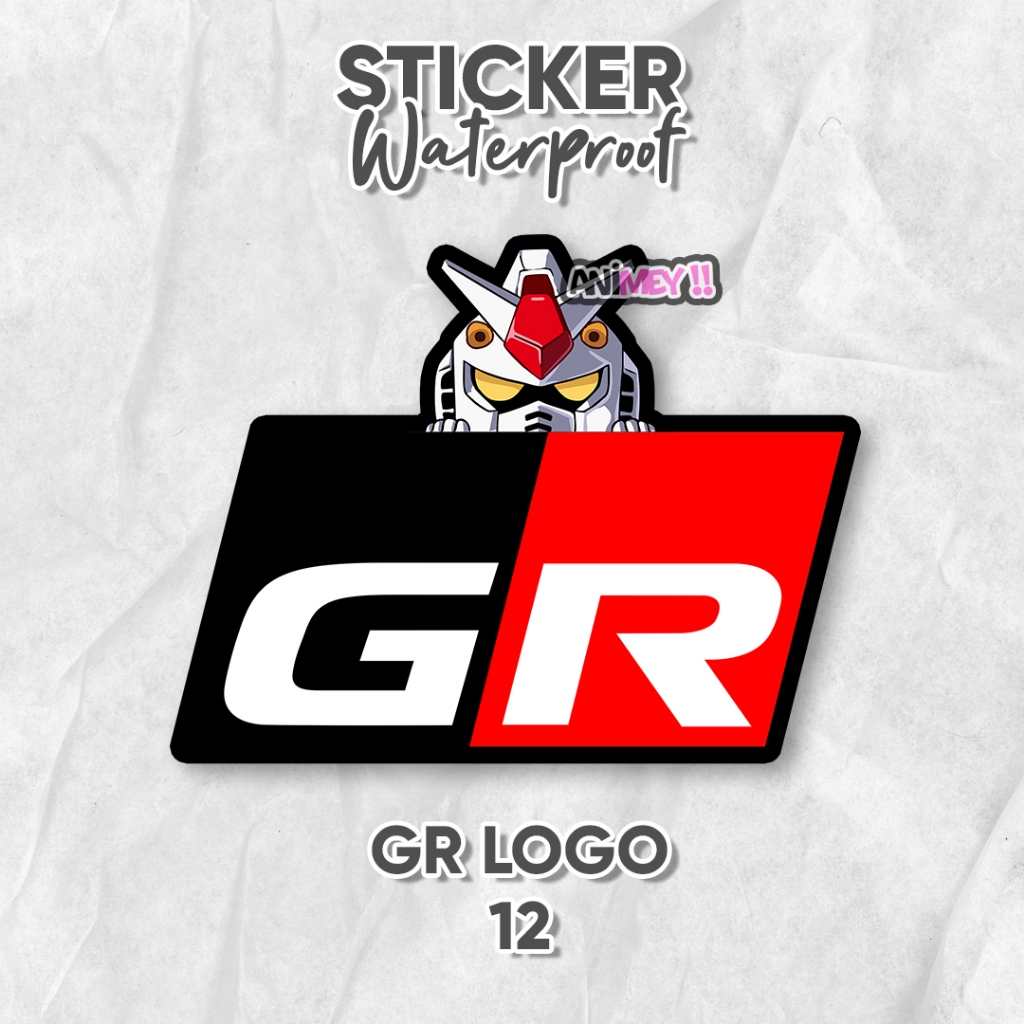 Gr Logo Anime Sticker/waterproof Anime Sticker | Shopee Malaysia