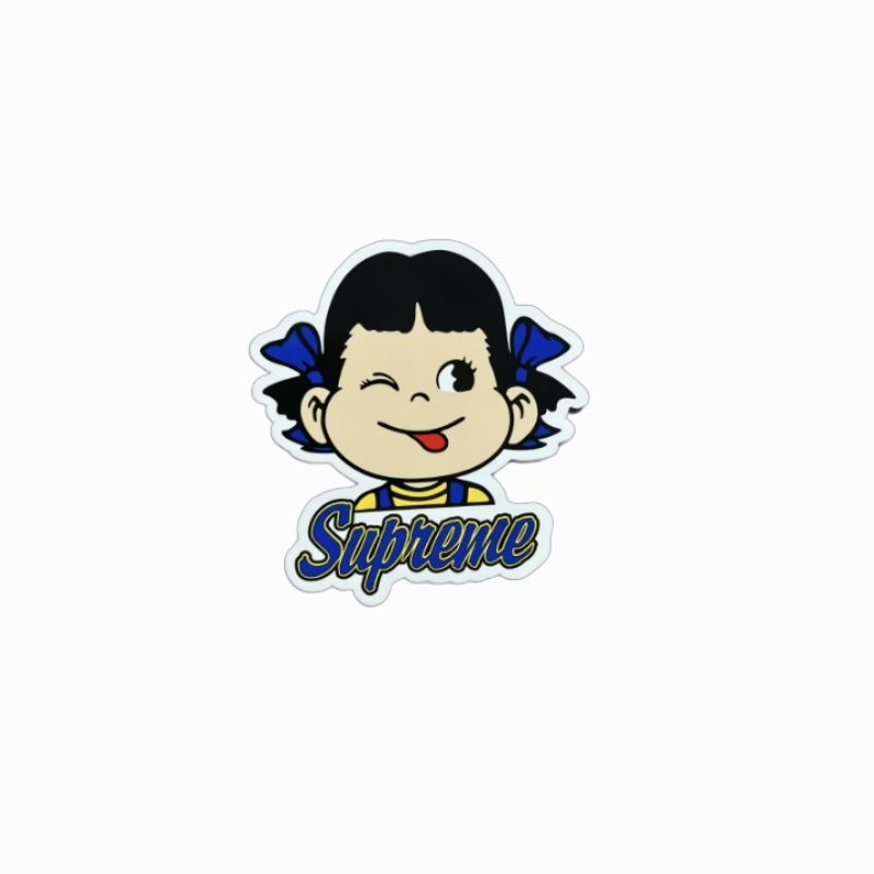 Supreme Candy Peko Chan graphics sticker streetwear clothing sticker ...